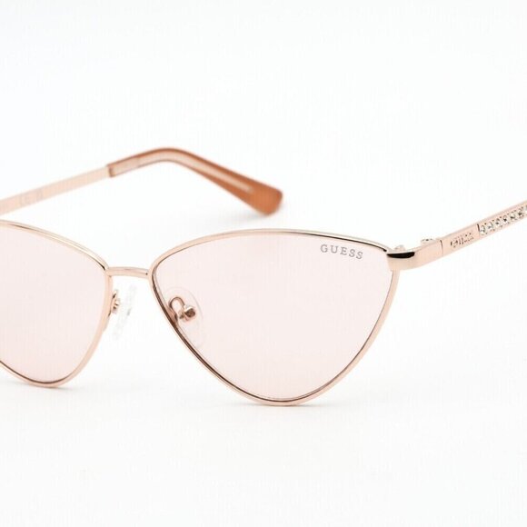 GUESS Sunglasses Gradient Bordeax Butterfly Ladies Sunglasses - Picture 1 of 9